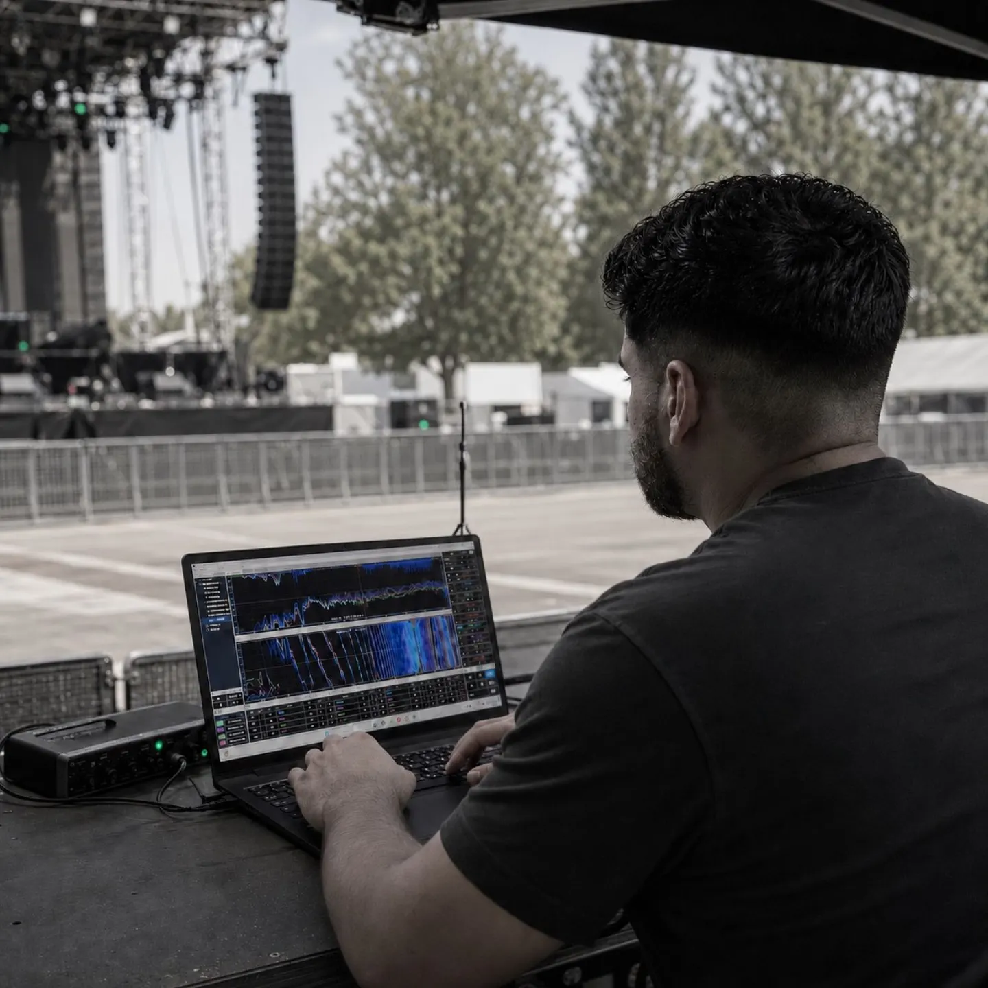 Ajuste técnico de sonido para actividad acústica en Marbella